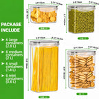 PurKeep 24-Pack Food Storage Containers Airtight