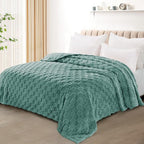 Exclusivo Mezcla Twin Size Flannel Fleece Blanket, Super Soft and Warm - Image 2