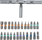 24-in-1 Ratchet Screwdriver Set, Alloy Steel Bits, 58-Tooth
