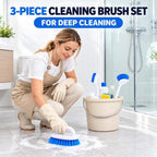 3 Pack Cleaning Brush Scrub Brush Kitchen Brush for Floor, Blue