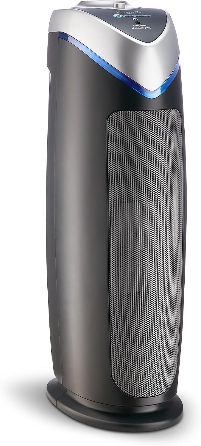 GermGuardian HEPA Air Purifier Tower - 22" - Gray - AC4825E