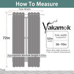 Yakamok Soft and Smooth Orange Blackout Curtains - Image 8