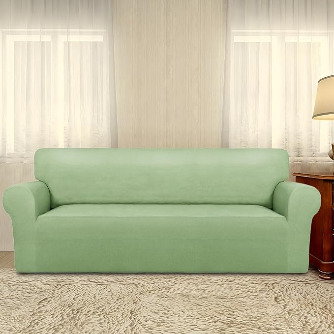 PureFit Super Stretch Sofa Slipcover – Spandex Non Slip Soft Couch Sofa Cover - Image 2