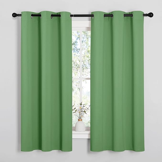 NICETOWN Room Darkening Curtains 63" Long Set of 2 by NICETOWN