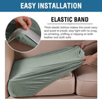 H.VERSAILTEX Velvet Stretch Couch Cushion Cover Plush Cushion Slipcover - Image 4