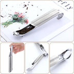 8Pcs Stainless Steel Tea Diffuser, 2024 New Tea Artifact Creative Pipe Tea Infuser Mesh Strainer with Hanging Hook Handle, Universal Fine Holes Tea Interval Diffuser for Loose Tea Leaf Coffee Etc