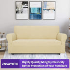 ZNSAYOTX Super Stretch Couch Cover Universal Sofa Covers - Image 5