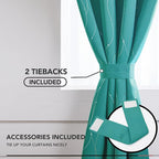 Deconovo Blackout Curtains, Thermal Insulated Soundproof Grommet Drapes - Image 4