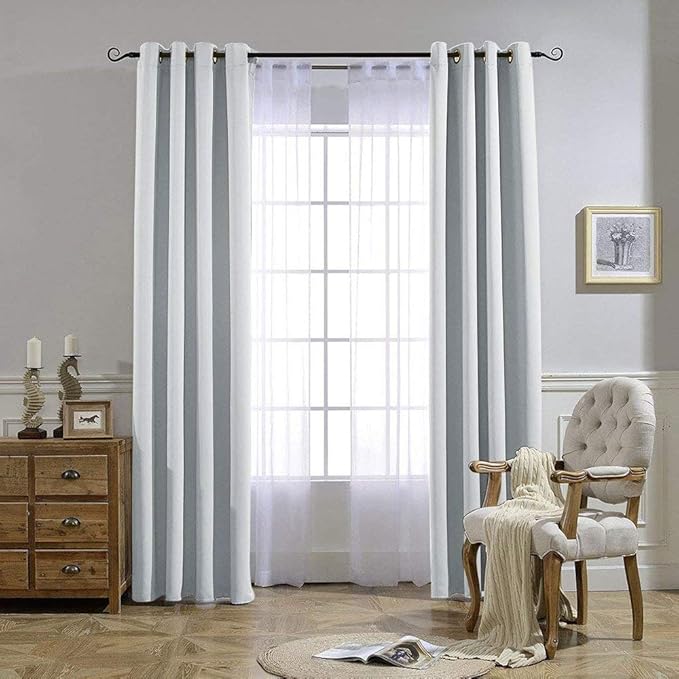 NICETOWN Room Darkening 108 inches Long Curtains - Image 7