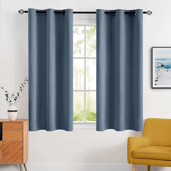MIULEE Blackout Room Darkening Curtains Thermal Insulated Drapes Solid Window by MIULEE