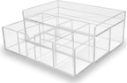 Heavy-Duty Acrylic Tea Station with 8-Compartment Drawer Organizer