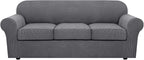 H.VERSAILTEX 4 Piece Stretch Sofa Covers by HVERSAILTEX