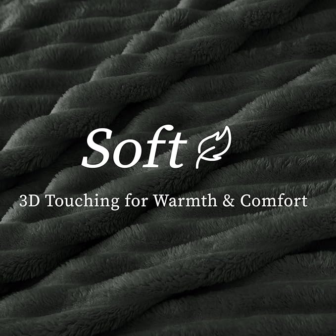 BEDELITE Twin Blanket for Couch & Bed, 300GSM Soft & Warm Fleece Blanket - Image 4