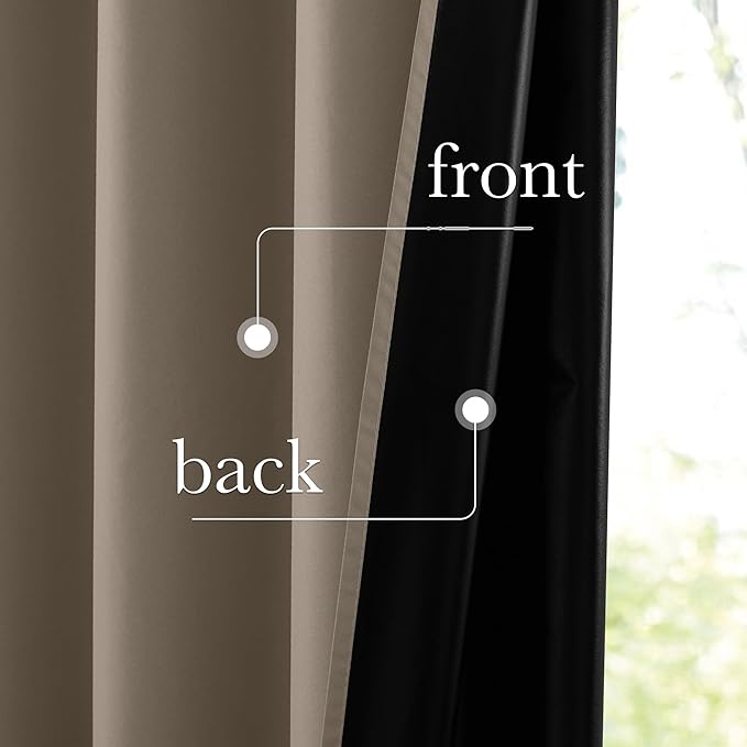 NICETOWN 100% Full Blackout Portable Curtains - Image 4