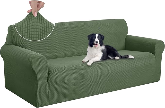 U-NICE HOME Oversized Stretch Sofa Slipcover, Soft Jacquard Fabric Couch Cover by U-NICEHOME