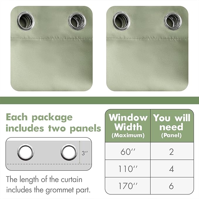 MIULEE Blackout Curtains 96 Inches Long - Image 6