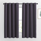 NICETOWN Blackout Curtains for Bedroom, Grommet Solid Thermal Drapes Light by NICETOWN