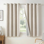100% Blackout Shield Linen Blackout Curtains by 100BlackoutShield