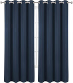 LEMOMO Blackout Curtains 66 x 84 inch/Navy Blue Curtains Set of 2 - Image 2