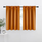 NICETOWN Room Darkening Cafe Satin Curtains by NICETOWN