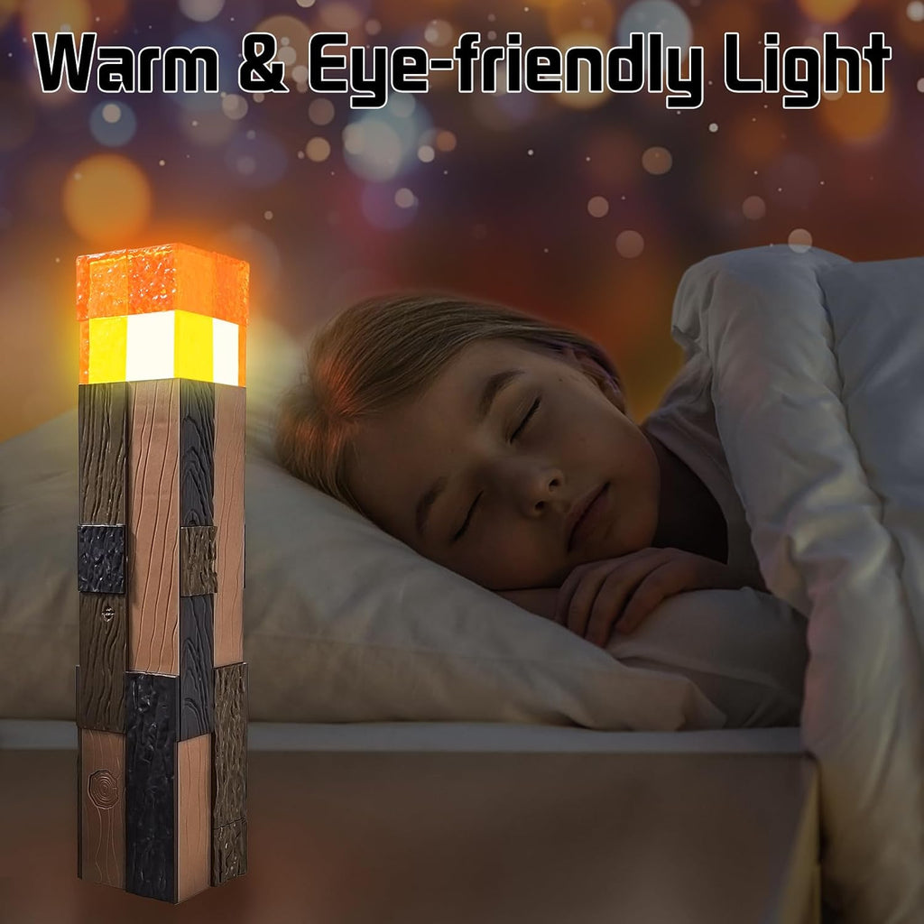 Light-Up Wall Torch Lamp Rechargeable Handheld & Wall-Mountable Decor Light