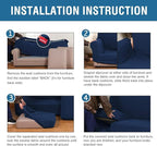 H.VERSAILTEX 4 Piece Stretch Sofa Covers - Image 6