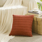 Fancy Homi 4 Packs Boho Burnt Orange Fall Decorative Throw Pillow Covers 20x20 - Image 2
