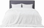 Bedsure GentleSoft Fluffy White Blankets Queen Size - Image 9