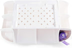 Munchkin® Diaper Caddy Organizer for Changing Table, Green/White