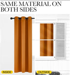 NICETOWN Room Darkening Cafe Satin Curtains - Image 6