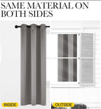 NICETOWN Room Darkening Cafe Satin Curtains - Image 6