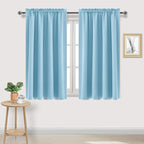 DWCN Light Blue Room Darkening Blackout Curtains by DWCN