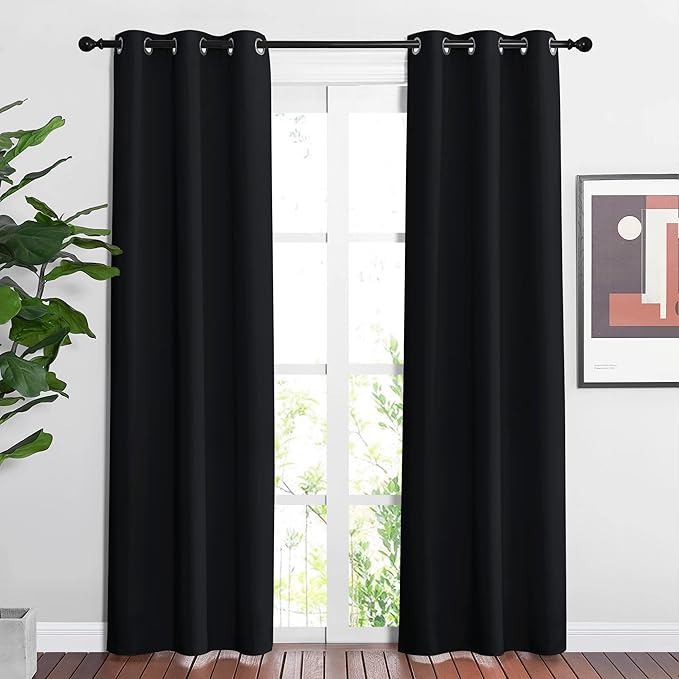 NICETOWN Living Room Curtains 84 inch Length 2 Panels Set by NICETOWN