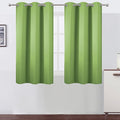 LEMOMO Light Green Blackout Curtains 38 x 54 Inch Length/Set of 2 Curtain by Lemomo
