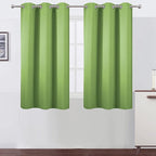 LEMOMO Light Green Blackout Curtains 38 x 54 Inch Length/Set of 2 Curtain by Lemomo