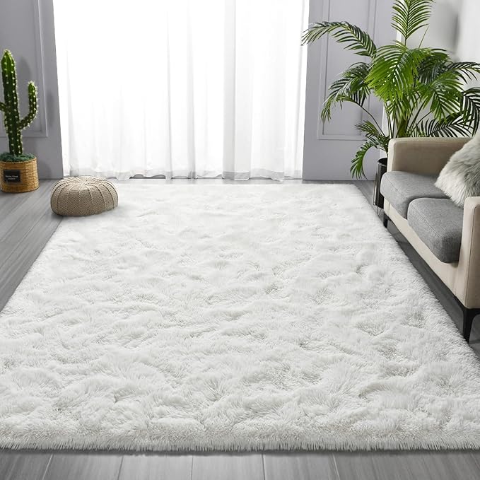 Deerhoo Shag Area Rug, 4 X 6 Plush Fuzzy Rugs - Image 2