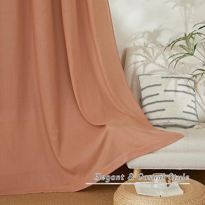 NICETOWN Thick Linen Textured Curtains - Image 6