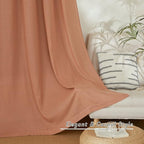 NICETOWN Linen Flax Semi Sheer Curtains 92" Length, Grommet Window Treatments - Image 7