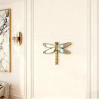 Decorative Golden Dragonfly Wall Mirror