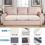 H.VERSAILTEX Super Stretch Individual Seat Cushion Cover Sofa Covers Couch - Image 2