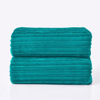 BEDELITE Fleece Blanket Queen Size – 3D Ribbed Jacquard Soft and Warm - Image 9