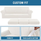 H.VERSAILTEX 4 Piece Stretch Sofa Covers - Image 4