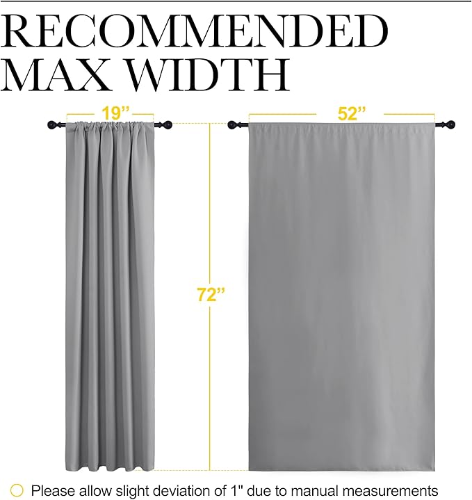 NICETOWN Blackout Curtain Panels - Image 7