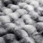 COOVA Faux Fur Throw Blanket for Couch, Cozy Soft and Fuzzy Plush Rabbit Fur - Image 5