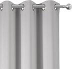 LEMOMO Blackout Curtains 42 x 95 inch/Light Grey Curtains Set of 2 - Image 7