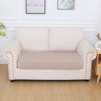 hyha Milk Silk Couch Cushion Covers, Soft Magic Sofa Covers Washable - Image 7