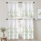 HOMEIDEAS Kitchen Curtains, Short Non-See-Through Privacy 30X36 Inch Length - Image 8