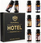 Hotel Diffuser Oil Gift Set - Inspired by 5-Star Hotel Scents - My Way,Ritz - C,White Tea,Baccarat,Four Seasons,Hilton,Beachfront Villa,Paris Coast, Fragrance Oil Set