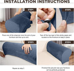 Couch Arm Covers 2 Pcs Sofa Armrest Covers Stretch Couch, Armrest Cover - Image 4