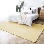 Ashler Faux Fur Rug, Ultra Soft Faux Rabbit Fur, 6 x 9 Feet Rectangle, Machine - Image 3